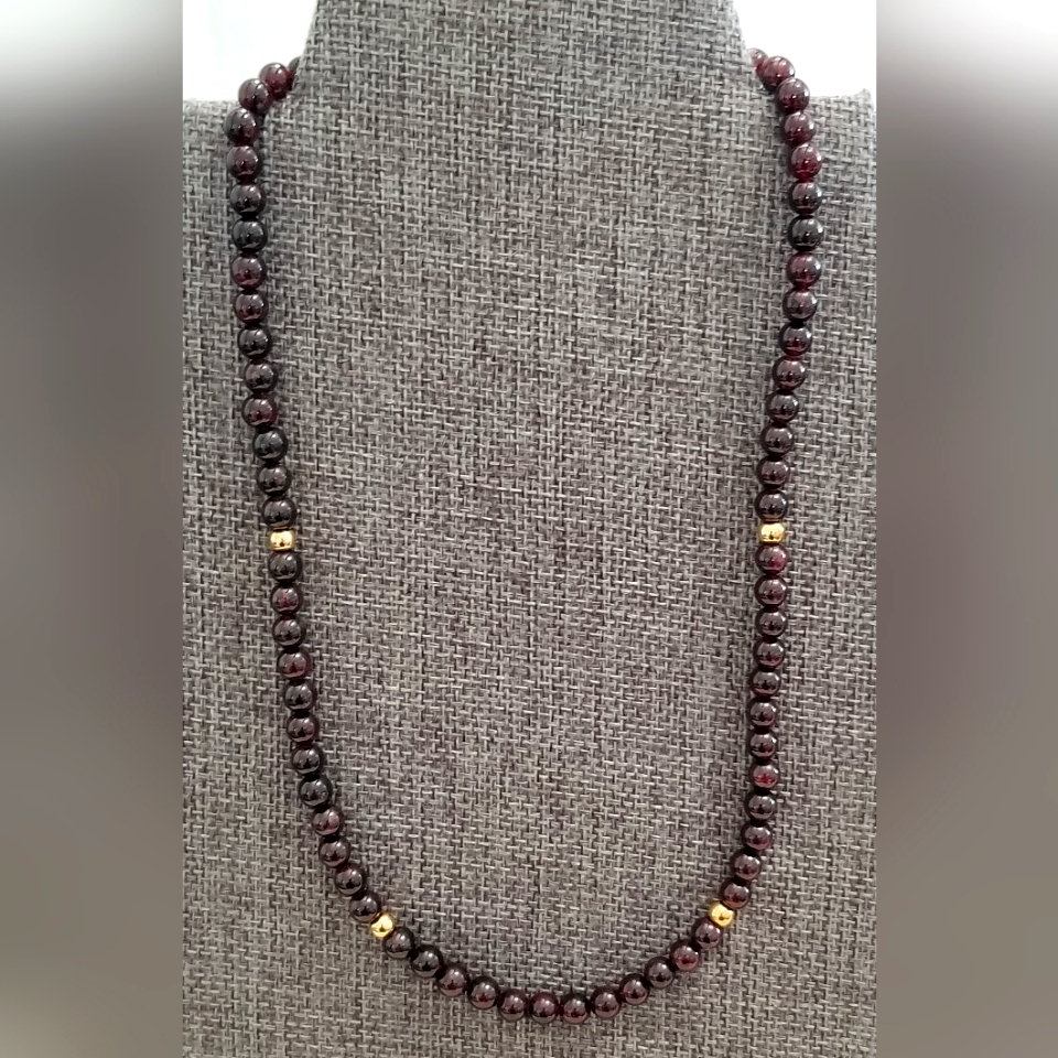 Polish Natural Garnet